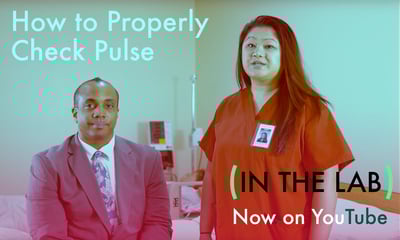 IN THE LAB: How to Properly Check Pulse Rate